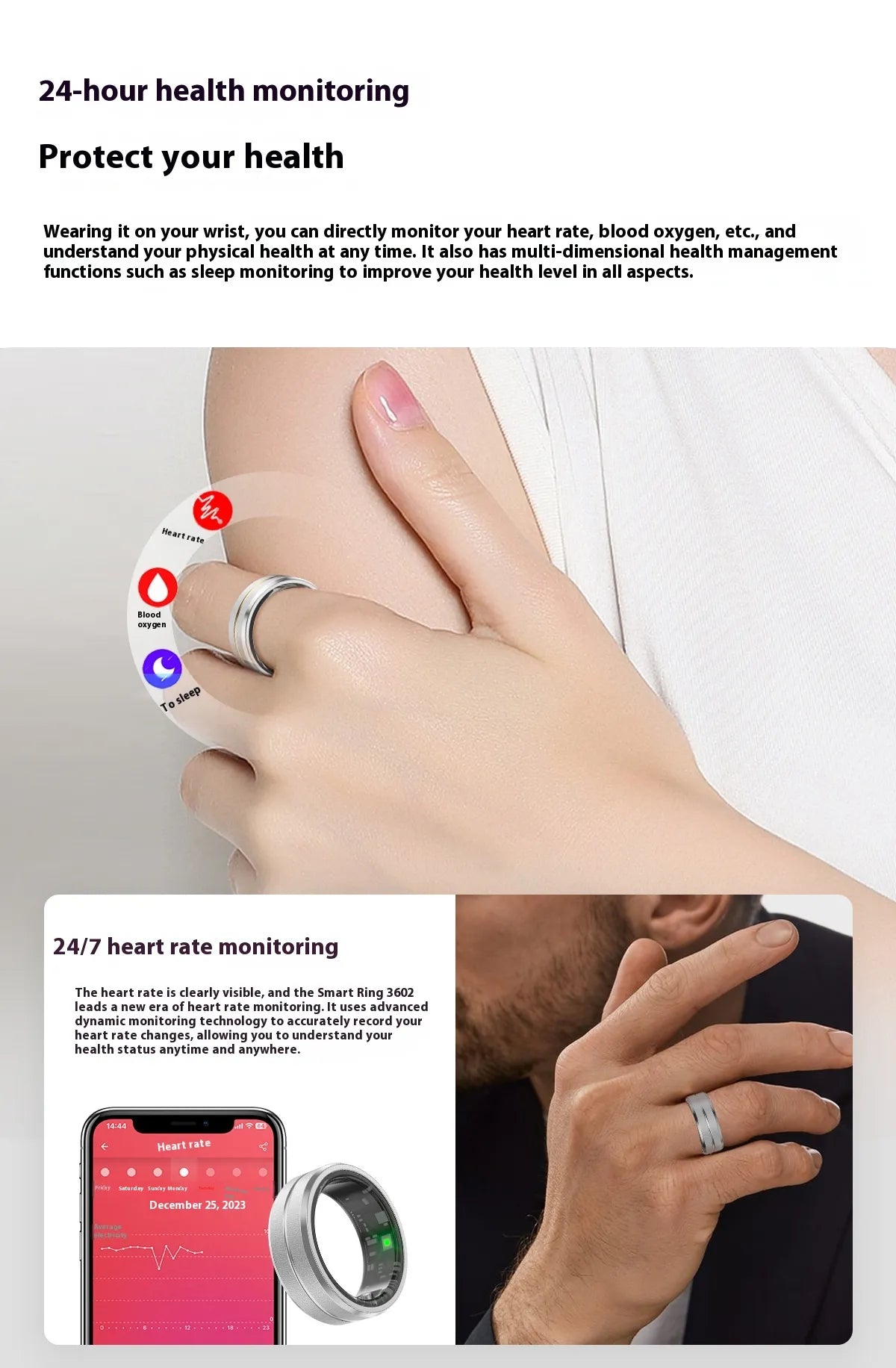 Smart Ring – Health & Fitness Tracker